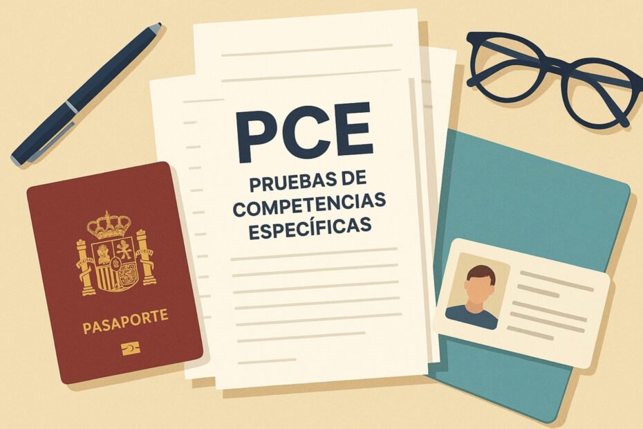 Checklist dos principais documentos necessários para fazer a PCE, o vestibular espanhol